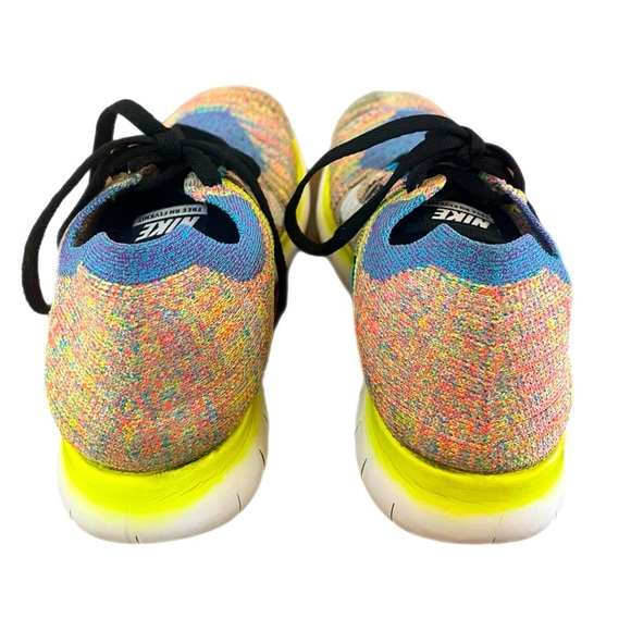 NIKE Women's Free Run Flyknit Multi-color Size 7 - Picture 4 of 7